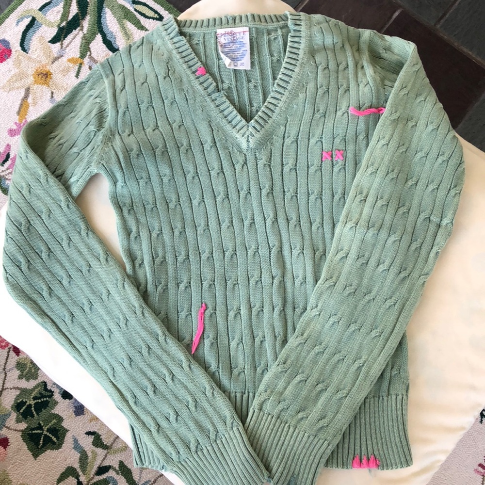 Project E Vintage Distressed Sweater
